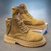 Men's Martin High Top Autumn Winter New Side Zipper Yellow British Style Work Boots Suede Xuheng 6 Seasons_vogvips.com