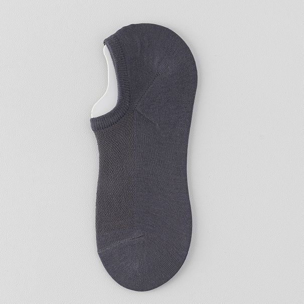 Men's Socks Summer Boat Socks Ultra Thin Breathable Full Mesh Silicone Non Slip And Anti Pilling Solid Color Simple Invisible Socks_vogvips.com