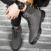 Men's Shoes Invisible Height Increase Men's High-top Martin Boots Retro Tooling Boots Flat Boots_vogvips.com