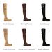 Grape Mom Same Style Lamb Wool Over-the-Knee Long For Women Autumn Winter Thick Sole Thickened Fleece Cotton Warm Snow_vogvips.com