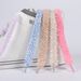 Lovely Snowflake Velvet Color Extended Shoelaces Flat Rope Plush Shoelaces_vogvips.com