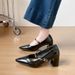 Miss Binli's 2026 Spring Bestseller: Mocha Brown Small Gold Bar High Heels, Pearl White Versatile High-End Fashion_vogvips.com