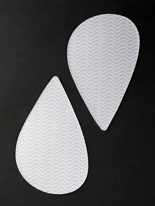 Anti-Slip Pointed Heel Protectors – Non-Skid Rubber Sole Pads For High Heels (12.5x7.5cm, 1.5mm Thick) – Wave & Diamond Patterns_vogvips.com
