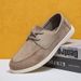 Men's Casual Slip-On Flat Shoes Easy Wear Sneakers Cross Border Style Comfortable Men's Footwear_vogvips.com