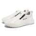 New Men's Safety Lazy Zipper Slip-On Kitchen Waterproof Non-Slip Work Casual Leather Shoes_vogvips.com