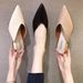 Try-On Shoes High Our Store Spring Summer New Thick Heel Pointed Closed Toe Outdoor Half Slippers Women_vogvips.com
