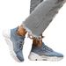 Large Size Sports For Women, Breathable Fly Knit Socks, One Foot Lazy Shoes_vogvips.com