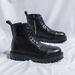 European Warm Series 2025 Winter New Youth Round Toe High Top Mid-Calf Thick Sole Fashion Men's Mid-Heel Trendy Martin Boots 12518-A_vogvips.com