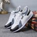 Euro Step Slip-On Spring Sports Running Lightweight White Thick-Soled Casual Agan Men's Shoes_vogvips.com