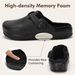 Womens Clogs Winter Mules Slip On Nurse Shoes Work Garden Slippers With Cotton Lined New Outdoor And Indoor Soft Cotton Shoes_vogvips.com