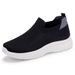 Women's Versatile Spring New Fly-knit Running Breathable Sports Shoes, Comfortable Trendy Women's Shoes With Soft Soles_vogvips.com