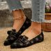 Large Spring And Autumn Pointed Sole 2025 New Large Size Fly Woven One Foot Casual Flat Heel Women's Shoes_vogvips.com