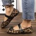 European And American Foreign Trade Large Size Square Toe Flat 2025 New Bowknot French Evening Style Mary Jane Shoes For_vogvips.com