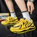 Yellow Chunky Sneakers Men Trendy Versatile Designer Shoes Man 2025 Breathable Comfy Men's Casual Sneakers_vogvips.com