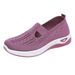 Women's Slip-On Casual Shoes Breathable Comfortable Soft Sole Easy to Walk in Versatile Spring Style for Middle-Aged And Elderly Mothers_vogvips.com