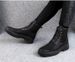 Men's Fur Boots Tooling Shoes Outdoor Martin Boots Mid-top Leather Boots Non-slip Casual Men's Shoes_vogvips.com