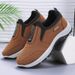WalkPrime WalkPrime Men's 2025 Autumn New Cross-Border Dropshipping Solid Color Versatile Single Hiking Soft Sole Korean Style Casual_vogvips.com