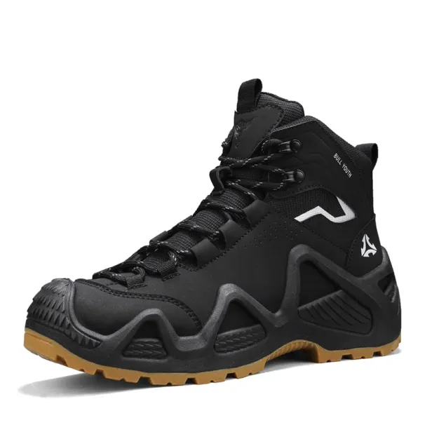 Men Tactical Boots With Straps For Combat Training Waterproof Straps Multifunctional Motorcycle Outdoor Breathable Hiking Shoes_vogvips.com