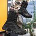 Outdoor Hiking Shoes Men Anti-slip Lace-up Breathable Shock-absorbing Soft Men Shoes Lace-up Casual Comfortable Sports Shoes Men_vogvips.com