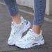 NIOHE Height Increasing Chunky Sneakers Women Platform Shoes New Fashion Breathable Mesh Sport Women's Sneaker Casual Sneakers_vogvips.com