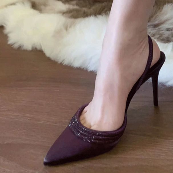 2024 Autumn New Purple Open-Toe Backless Strap Shallow Rhinestone Sexy Stiletto High-Heel Pointed-Toe Sandals For Women_vogvips.com