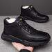 European Warm Series Men's Winter Thickened Comfortable Dad Versatile Genuine Leather Snow Boots Wool Warm Thick Sole Non-Slip Casual Shoes_vogvips.com