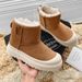 Men's Shoes Niche Genuine Leather Snow Boots Men's Warm Non Slip Fur And Fur Short Boots Casual Low Top Cotton Shoes Women_vogvips.com