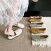 Breathable Hollow Women's Doudou Shoes Soft Sole Soft Surface Woven Fabric Comfortable Flat Sole Single Shoe_vogvips.com