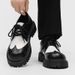 Euro Step Large Spring Autumn Casual Business Leather Thick Sole Trendy Brogue Carved Men's Height Increasing Shoes_vogvips.com