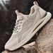 Men's Mesh Breathable Sneakers Summer Fashion Outdoor Casual Running Genuine Leather Versatile Jogging Shoes_vogvips.com