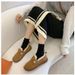 Foreign Trade Plus Cross-Border Fleece-Lined Snow Boots For Women, Slip-On Thick-Soled One-Strap Cotton Shoes, Flat_vogvips.com