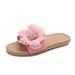Women’s Shoes Spring And Summer New Stock Thick Soled Home Slippers Soft Soled Indoor Breathable Cotton And Linen Sandals Flower Linen Slippers_vogvips.com