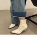 In Stock Chengdu Style Pointed Toe Short For Women Autumn Winter Martin New High Heel Slim Thin Boots_vogvips.com