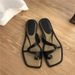 Roman Style Slippers For Women To Wear As Outerwear Summer New Korean Version Slip On Casual Beach Vacation Sandals_vogvips.com