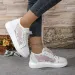 Women New Fashion Summer Casual White Lace Canvas Breathable Designer Shoes Woman Sneakers Zapatos De Mujer_vogvips.com