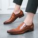 Regal Footwear Summer Breathable Business Casual Genuine Fashion British Style Pointed Toe Slip-On Formal Leather Men's Wedding Shoes_vogvips.com