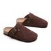 2024 New Boston Clog Slippers For Women, Men's Cork Foot Sandals, And Women's Suede Mule Slides With Bow Support Beach_vogvips.com