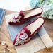 Pointed Fashionable Embroidered Cloth Shoes, Ethnic Style, Spring And Summer Women's Sandals, Slippers, Fabric Slippers_vogvips.com