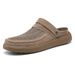 Men's Summer Breathable Hole Shoes, Mesh Hollow Double-Wear Sandals, Beach Shoes, Large Size 47-48_vogvips.com
