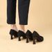 Spring Black High Interview Job Women's Vocational Students Etiquette Drs Thick Heels Commuting Temperament Single_vogvips.com