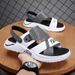 Men's Sandals Summer New Beach Shoes Fashionable Leather Sandals Lazy Slippers Outdoor Casual Men's Shoes_vogvips.com