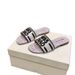 2025 New Embroidered Slippers For Women Outdoor Sheepskin Printed D Brand Beach Casual Trendy One-Word Graffiti_vogvips.com