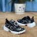 New Diamond Buckle Sports Shoes Color Matching Mesh Heightening Casual Shoes High End Genuine Leather Fashion Women's Shoes_vogvips.com