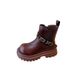 2025 Winter New Children's Shoes Boys Fashionable Handsome Martin British Style Thickened Warm Girls Fashion Boots_vogvips.com