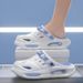 Men's Hollow Slippers, Men's Summer Outer Wear, New Trendy Thick-Soled Wear-Resistant, Non-Slip, Non-Stinky Feet, Two-Wear Boys' Slippers_vogvips.com