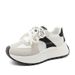 BN025 New 2024 Autumn Thick Soled Women's Shoes Sneakers Heightened Casual Stitching Leather Student Sports Shoes_vogvips.com