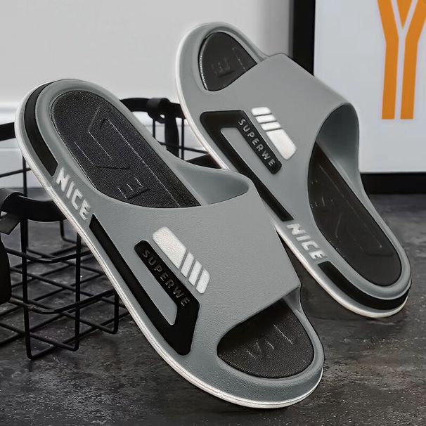 New Thick-soled Slippers, Indoor Home Use, Non-slip Couple Slippers, Outdoor Wear, Men's Casual Daily Fashion Versatile_vogvips.com