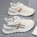 Women's Thick Soled Sneakers 2026 New Style Height Increasing Soft Soled Lightweight Non Slip Running Shoes for Students_vogvips.com