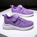 Children's Boys New Flyknit Mesh Sports Breathable Casual Velcro Student Running Shoes Hot Sale_vogvips.com