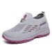 Women's Brisk Walking New Styles, Breathable And Versatile Shoes, One Foot Stepping Spring Women's Mom Shoes_vogvips.com